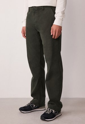 Next, REGULAR FIT  - Stoffhose - dark green