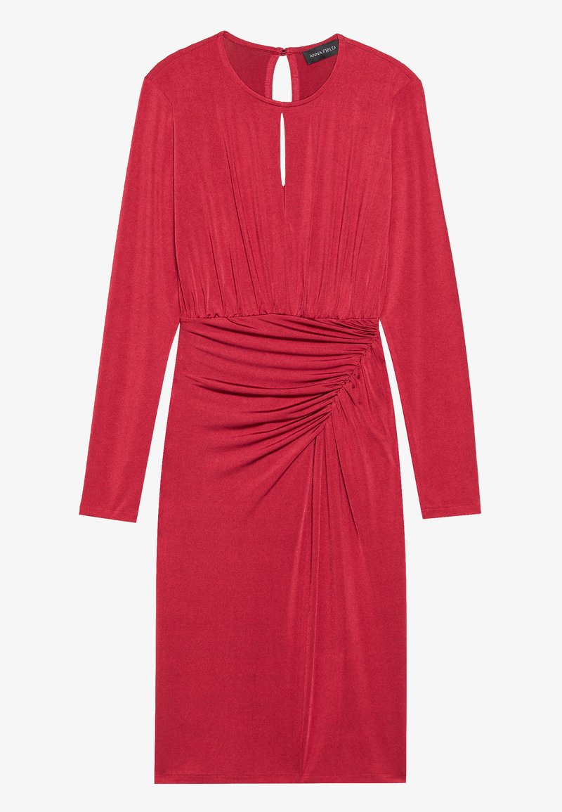 Anna Field Jerseyjurk donkerrood