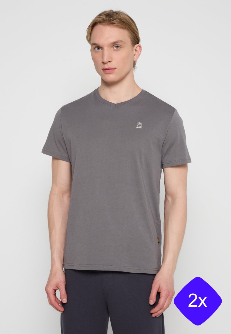 G-Star T-shirt basic grijs