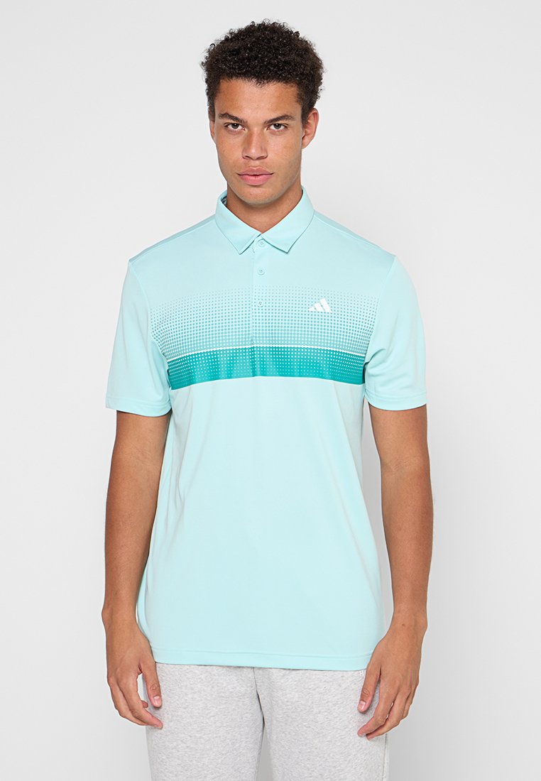 adidas Golf Poloshirt lichtblauw adidas Golf Poloshirt lichtblauw