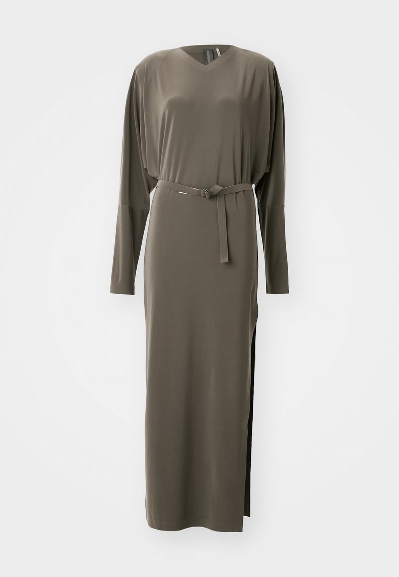 Norma Kamali Jerseyjurk bruin Norma Kamali Jerseyjurk bruin