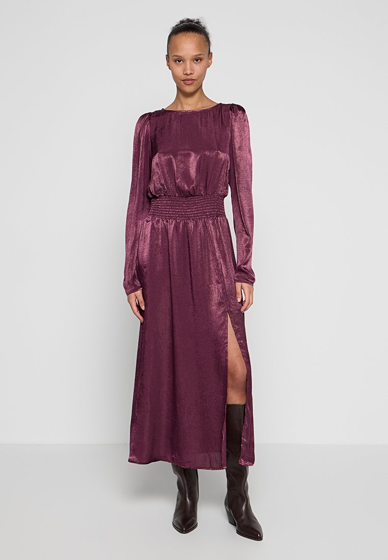 Vero Moda Tall Maxi-jurk bordeauxrood