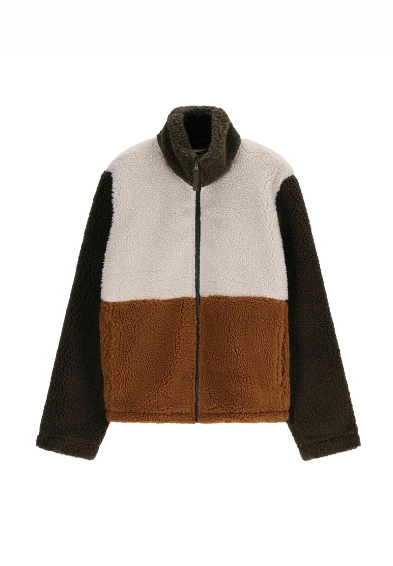 Sissy-Boy TEDDY IN OPTIK Fleece jacket beige Zalando