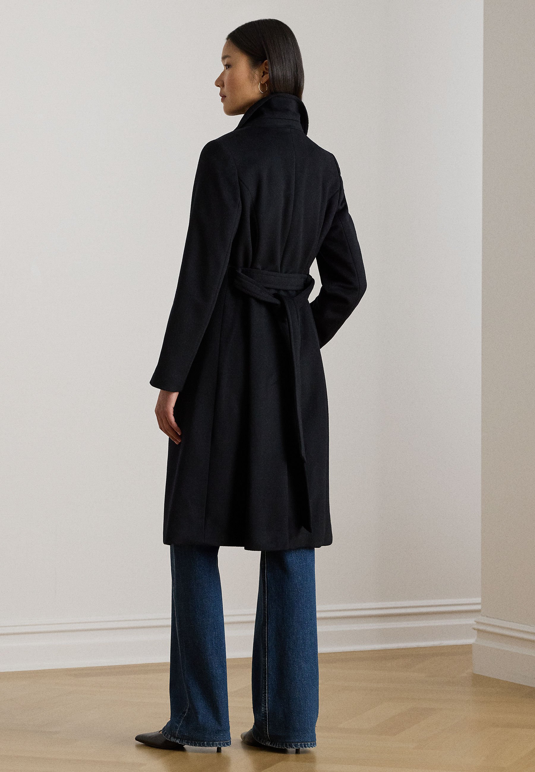 Lauren Ralph Lauren LINED COAT - Classic coat - black - Zalando.co.uk