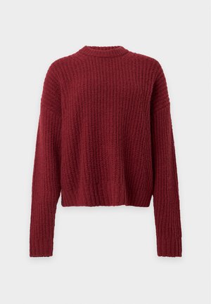 MICHAEL Michael Kors, BOUCLE SHAKER - Πουλόβερ - deep red