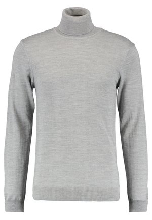 Casual Friday CFKONRAD - MERINO ROLL NECK - Trui - light grey melange