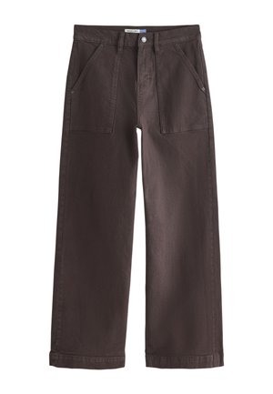 Next, UTILITY - Wide Leg - chocolate brown