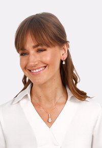 Elli SPARKLING BASIC SET - MIT KRISTALLEN VON SWAROVSKI® - Örhänge - gold coloured