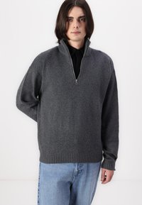 Jack & Jones JOROLLIE HALF ZIP - Pullover - iron gate