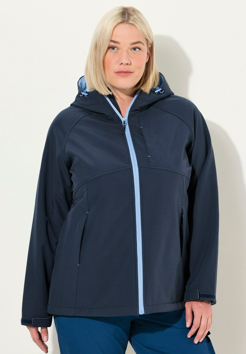 Ulla Popken CONTRAST - Outdoorjacka - navy blue