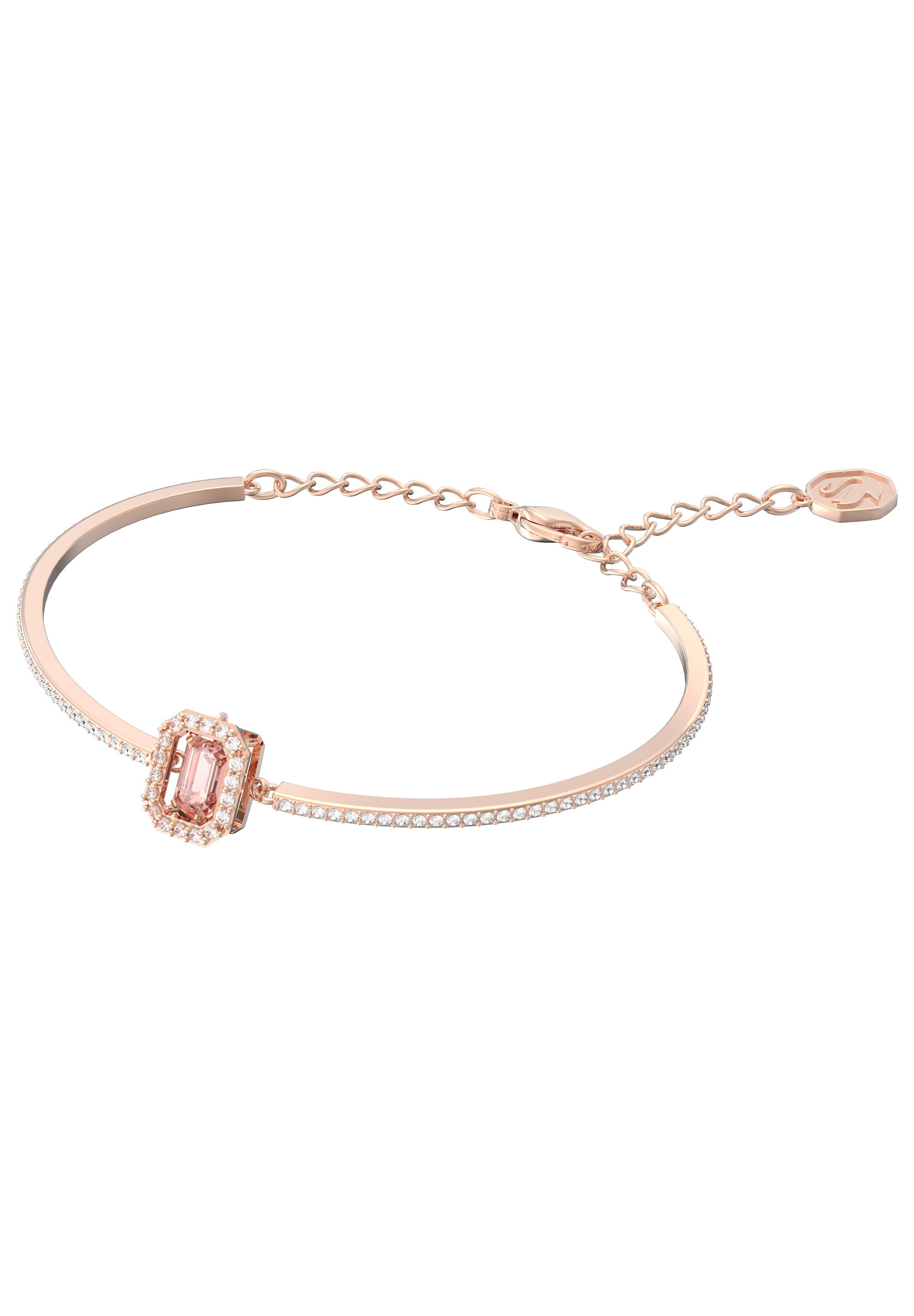 Swarovski UNA BANGLE OCTAGON CUT PAVÉ - Bracelet - pink - Zalando