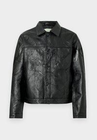 REGULAR JACKET - Nahkjakk - black