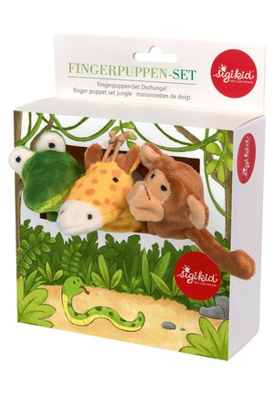 sigikid PACK OF 3 FINGERPUPPEN  SET MY LITTLE THEATRE - Peluche - mehrfarbig