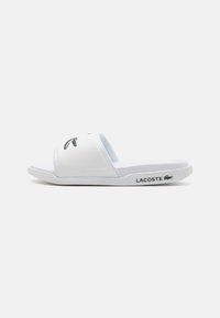 Lacoste - SERVE SLIDE DUAL - Badesandale - white/dark green Thumbnail-Bild 1