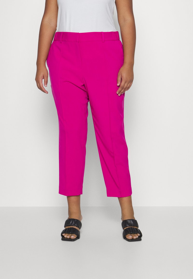 MICHAEL Michael Kors - SLIM CROP PANT - Pantaloni - deep fuchsia, Ingrandire