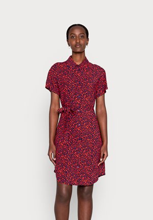 Vestido informal - dark blue/red