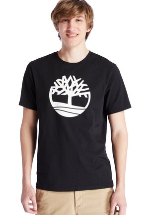 SS KENNEBEC RIVER TREE - Print T-shirt - black