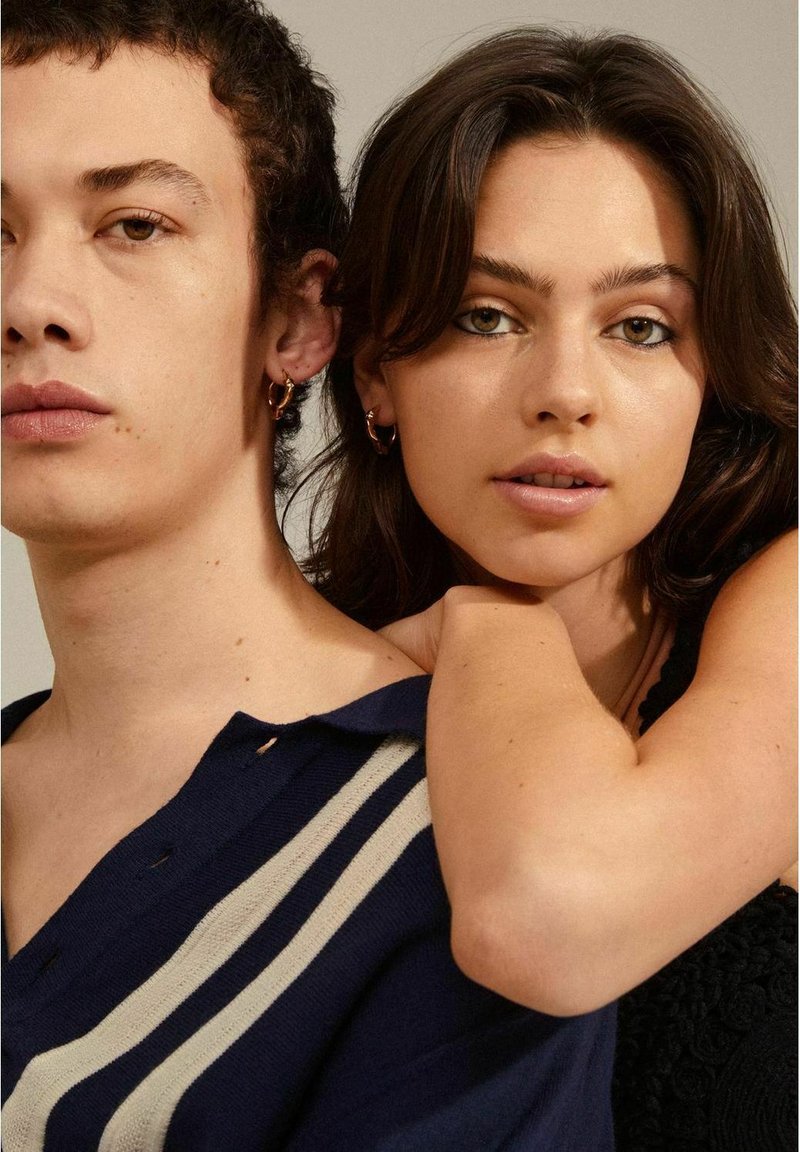 Pilgrim ANNE UNISEX LARGE - Earrings - gold plated