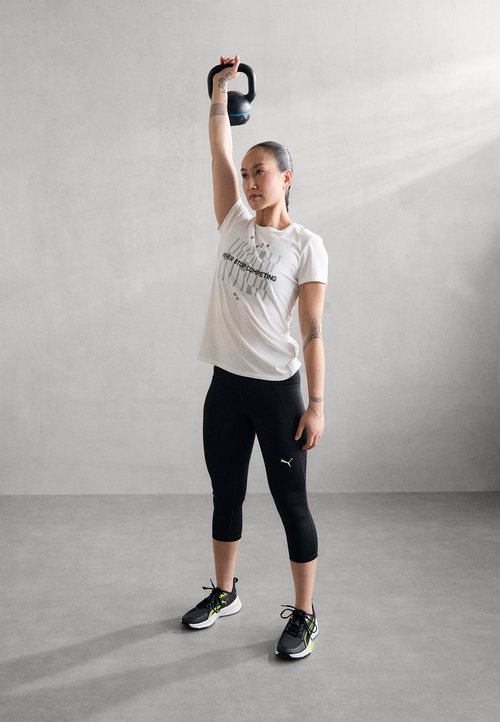 PUMA TAD ESSENTIAL CAPRI - Leggings - black — photo 2