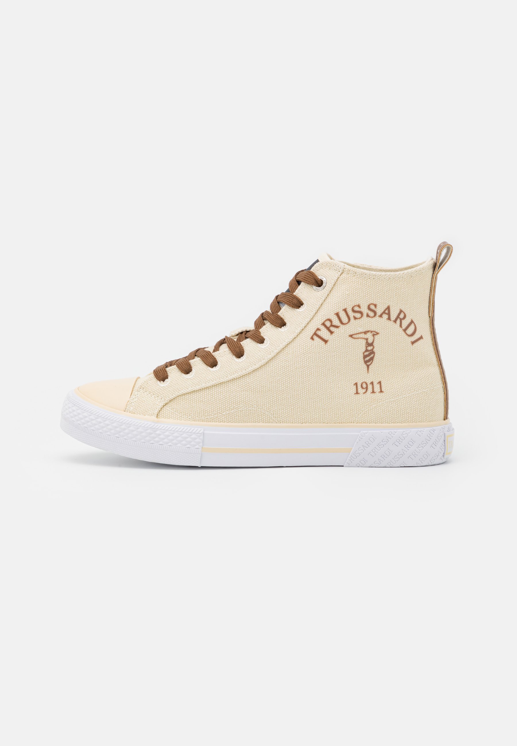 Trussardi PAGE MID - Sneakers alte - beige/avorio - Zalando.it