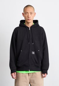 Carhartt WIP - HOODED ELDON JACKET - Zip-up sweatshirt - black Thumbnail Image 1