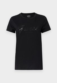 SCRIPT LOGO - Majica kratkih rukava s printom - jet black