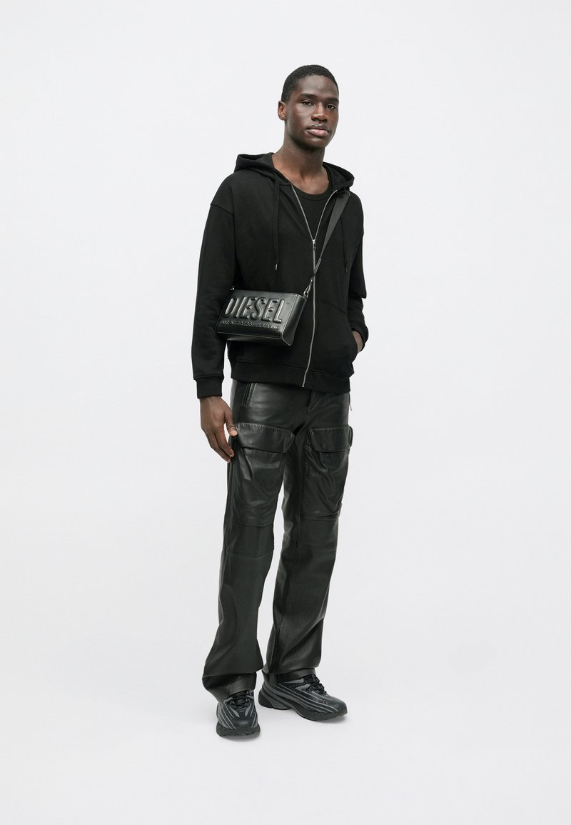 Sweat Diesel Faidai Homme Noir/or – Capuche Zippée, Rouge, Taille L, 100% Coton (neuf Sans étiquette)