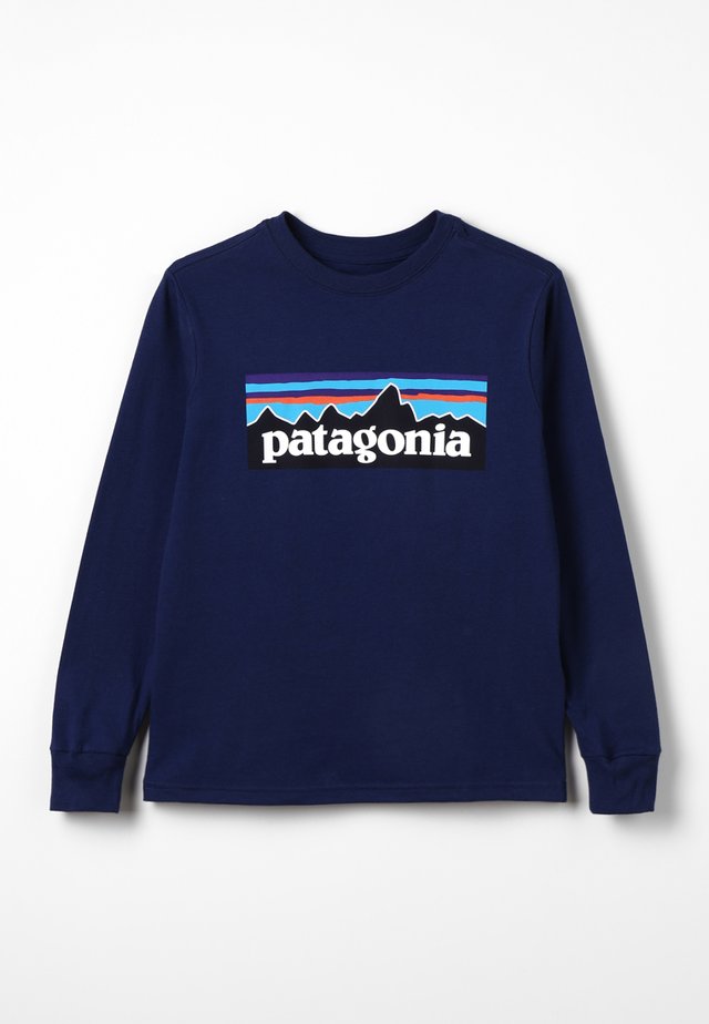 GRAPHIC ORGANIC - Camiseta de manga larga - classic navy