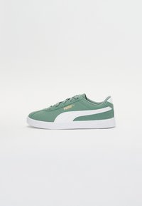 Não selecionado, green moon/white