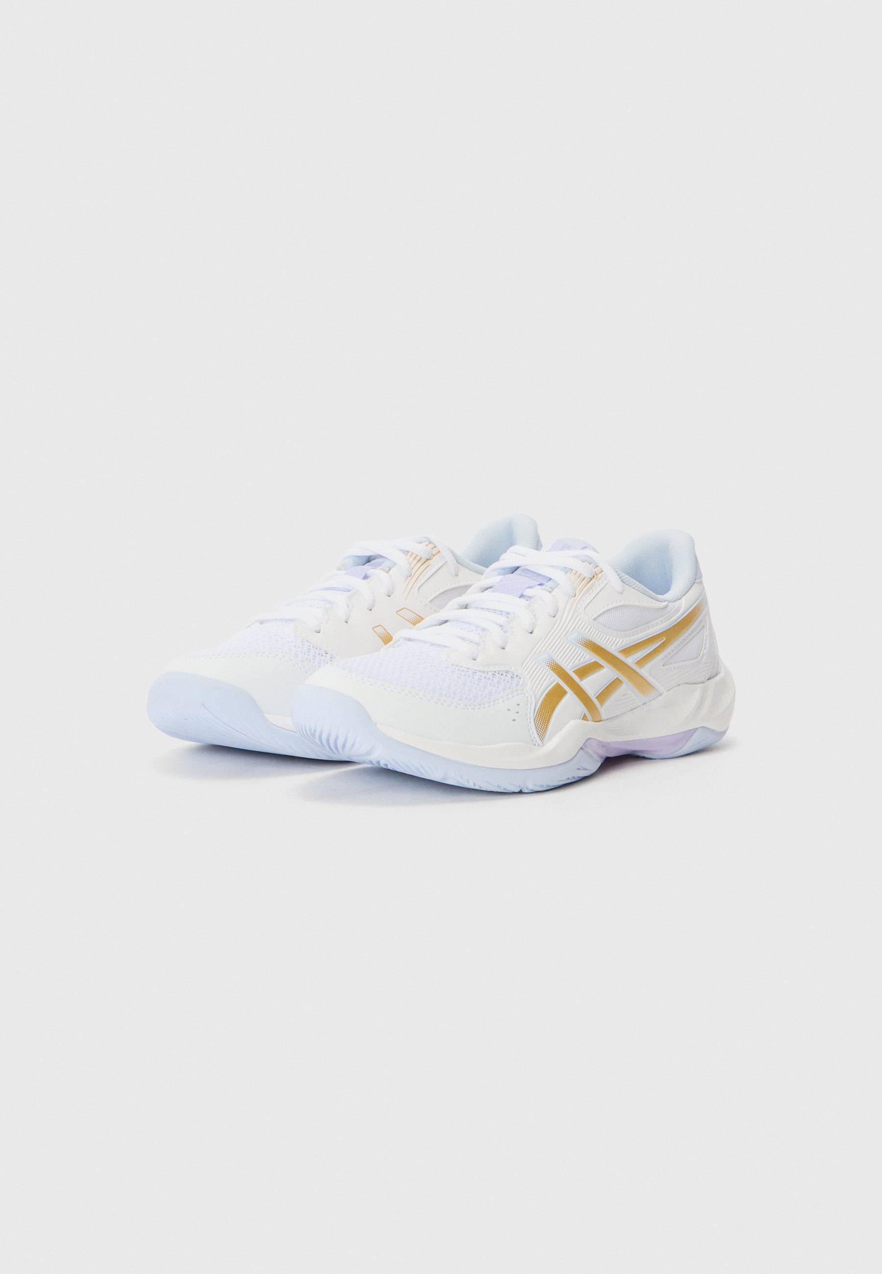 ASICS Volleyball shoes - white/champagne/white - Zalando.co.uk