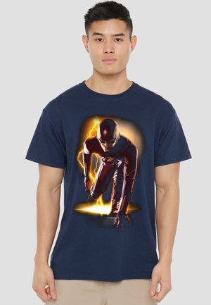 Cotton Soul, THE FLASH READY - Print T-shirt - dark blue