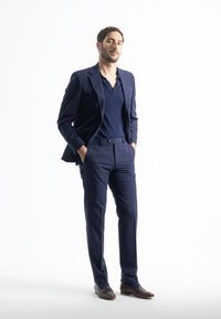 PuroEgo NON IRON - Pantalones - azul marino