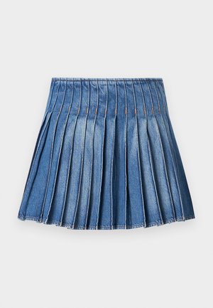 Tommy Jeans GIRL PLEATED  SKIRT - Jupe en jean - indigo wash