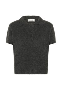 Unselected, dark grey melange