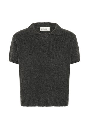 My Essential Wardrobe PALOMA - Polo shirt - dark grey melange