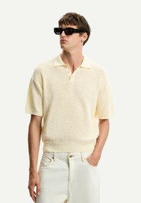Bershka - RUSTIC - Polo shirt - beige Thumbnail Image 1