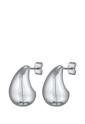 STATEMENT CHUNKY DROPS - Oorbellen - silberfarben