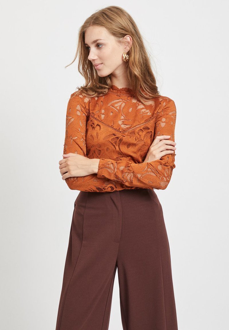 VILA VISTASIA - Blouse - caramel coffee