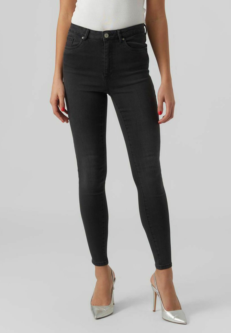 Vero Moda - Jeans Skinny Fit - black denim, Förstora