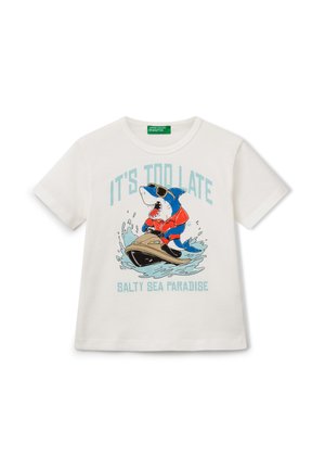 Print T-shirt - white