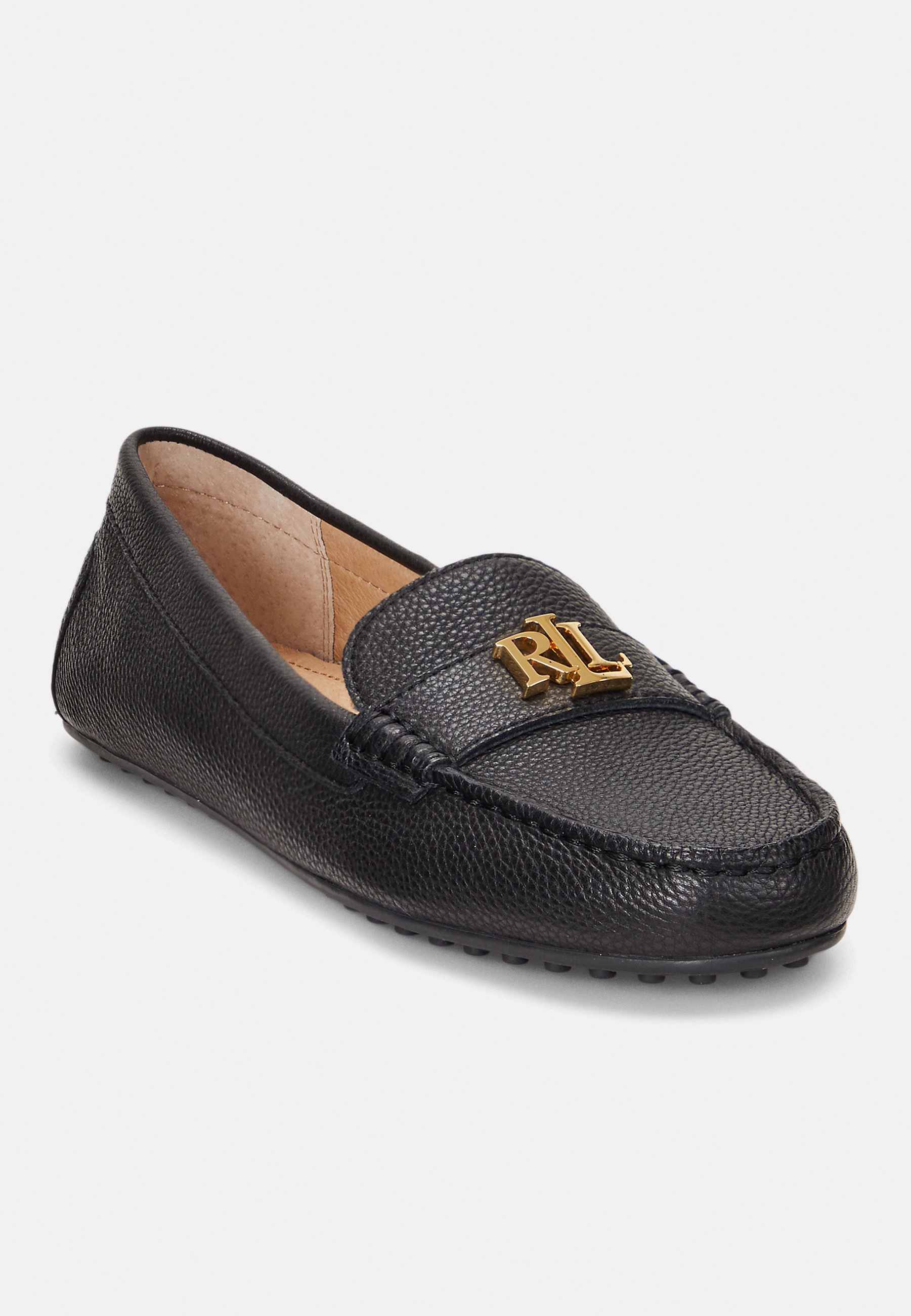 Lauren Ralph Lauren BARNSBURY PEBBLED LEATHER DRIVER - Moccasins