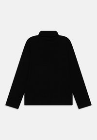 Calvin Klein Jeans MONOLOGO ROLL NECK - Maglietta a manica lunga - black