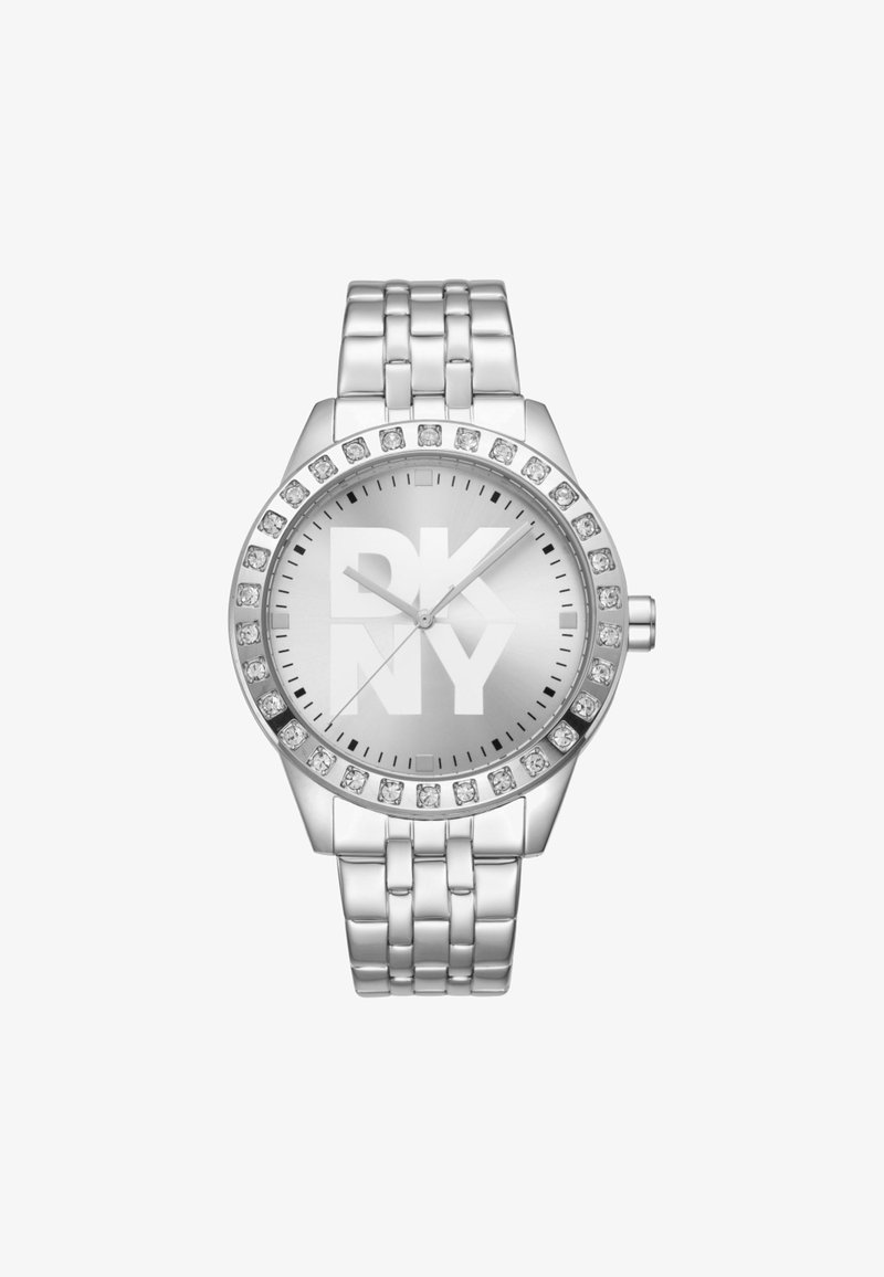 DKNY PARSONS GLITZ - Uhr - silver-coloured
