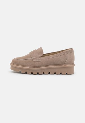 Loafers - taupe