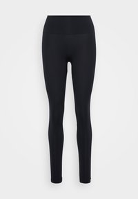 WOMEN SEAMLESS - Leggings - Stockings - black