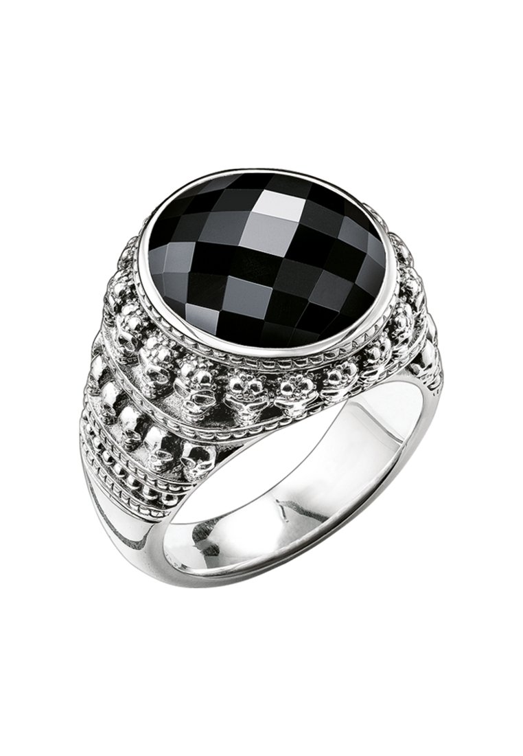 Thomas Sabo Totenkopf Ring Silver Coloured Zalando Co Uk