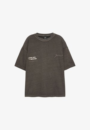 PULL&BEAR, METALLICA - T-SHIRT - T-shirt imprimé - dark grey