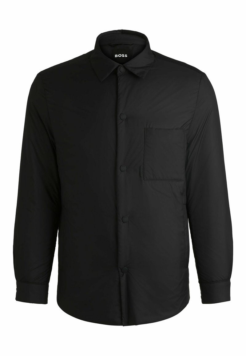 Boss Gewatteerde jas zwart Boss Gewatteerde jas zwart