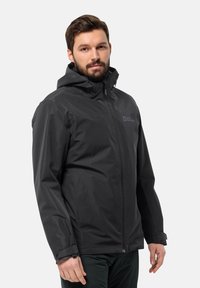 Jack Wolfskin TAUBENBERG 3IN1 M - Impermeabile - black