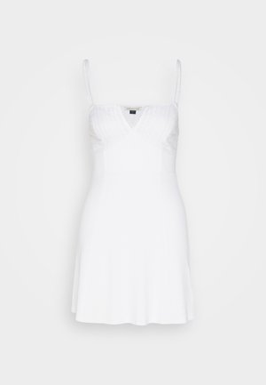 American Eagle PINTUCK BUST SLIM MINI - Dzsörzéruha - white